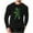 Black, variant on VBTAPA Mens St. Patricks Day T Shirts Shamrock Print Tshirt Clover Graphic Tee Long Sleeve St Patty's Day Waffle Tshirts White M