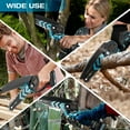 thumbnail image 6 of Saker 6 inch Mini Chainsaw with 2 Batteries & 2 Chains, Electric Chainsaw for Cutting, Ideal for Gardening, Tree Trimming, Blue, 6 of 10