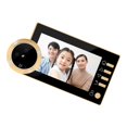 thumbnail image 4 of Seguridad de la puerta del sistema del timbre del intercomunicador del teléfono de la puerta del video de la noche de la pantalla de 4.3" HD dorado Zulema Timbre de video de visión nocturna, 4 of 8