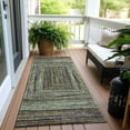thumbnail image 4 of Addison Rugs Chantille ACN1725 Olive 2'3" x 7'6" Indoor/Outdoor, Machine Washable, Easy Clean, Non Shedding, Bedroom, Living Room, Dining Room, Kitchen, Patio Runner Rug, 4 of 7