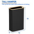 thumbnail image 4 of Tooloton 60L Large Laundry Hamper, Black, 4 of 7