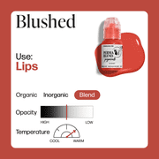 Perma Blend Permanent Makeup for Modifying Colors, Used for All Permanent Makeup Procedures - Blushed 1/2oz