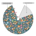 thumbnail image 2 of Picia Foxes and Birds in Forest Print Christmas Tree Skirt , Christmas Tree Skirt Ornaments for Merry Christmas Holiday Party Decorations Indoor Outdoor-30", 2 of 7
