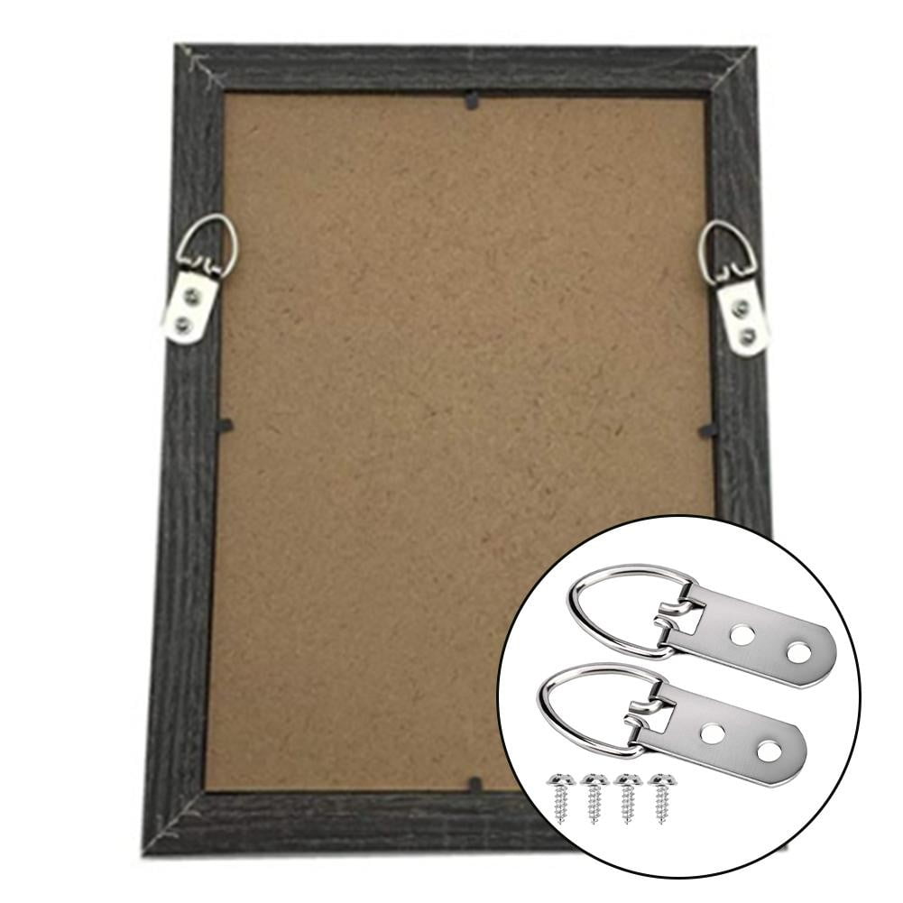 D-Ring Picture Hangers Kit With Screws Smile Home