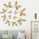 thumbnail image 4 of Juego de pegatinas 3D de mariposa, conjunto de adhesivos agujereados para realizar decoración de paredes del hogar, habitación de niños, nevera, 12 unidades/set, 4 of 4