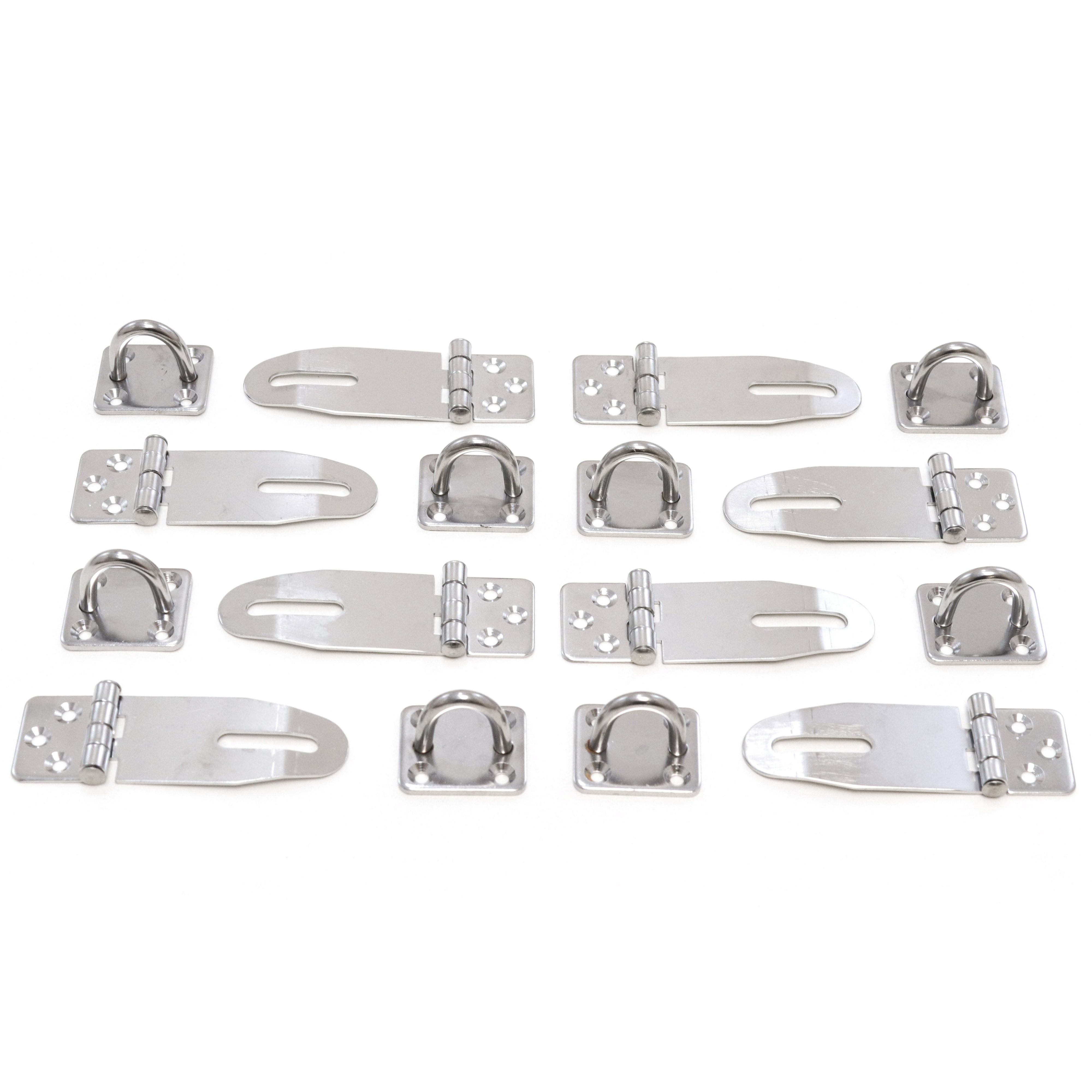 Red Hound Auto Door Padlock Hasp Clasp Latch 304 Stainless Steel Marine