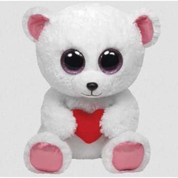 Ty Beanie Boos SWEETLY - Polar Bear Medium - Walmart.com - Walmart.com