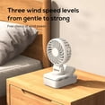 thumbnail image 4 of Mini Ventilador Portátil con Clip: Ventilador Recargable para Exteriores, Enfriador de Aire con Velocidades Ajustables, Ideal para Viajes. A, 4 of 5