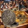 thumbnail image 2 of Lksixu Mini D&D Dice Set with Pocket Watch Shell, 7 Pcs Polyhedral Metal Dice Set for Dungeons and Dragons, Portable DND Dice with Necklace Role Playing Board Games Accessories, 2 of 6
