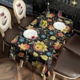 thumbnail image 6 of Pioneer Flower Floral Print Pattern Rectangle Tablecloth 60"x120",Waterproof Polyester Rectangle Table Cloth, Wipeable Spillproof Polyester Tablecloth for Dining, Camping, Indoor and Outdoor, 6 of 6