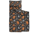 thumbnail image 2 of Gray Halloween Pumpkins Skulls and Bones Toddler Nap Mats for Kids Preschool,51"x22" Sleeping Mat Bag or Kids,Toddler Sleeping Bag,Toddler Nap Mat or Daycare, 2 of 6