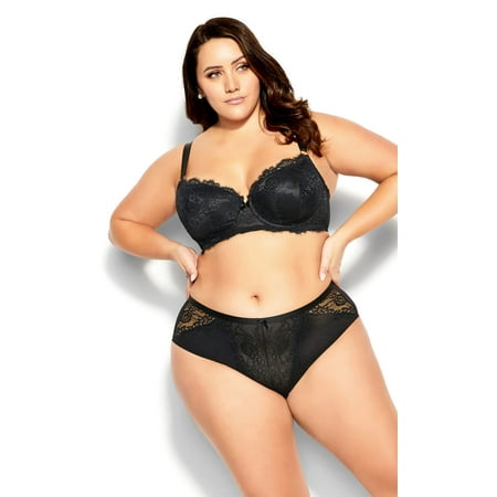 

City Chic Women s Plus Size Bianca Underwire Molded Cups Demi Bra