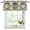 Sage Green, Black, Beige, variant on Farmhouse Leaves Curtain Valances for Windows, Kitchen Valance Window Treatments Panel 2 Pack, Florals Country Vintage Gray Wood Rod Pocket Short Curtains for Bathroom Bedroom 42 x 12 Inch