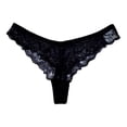 thumbnail image 1 of Tanga Simply Basic Talla EG de Encaje Negro para Mujer, 1 of 3