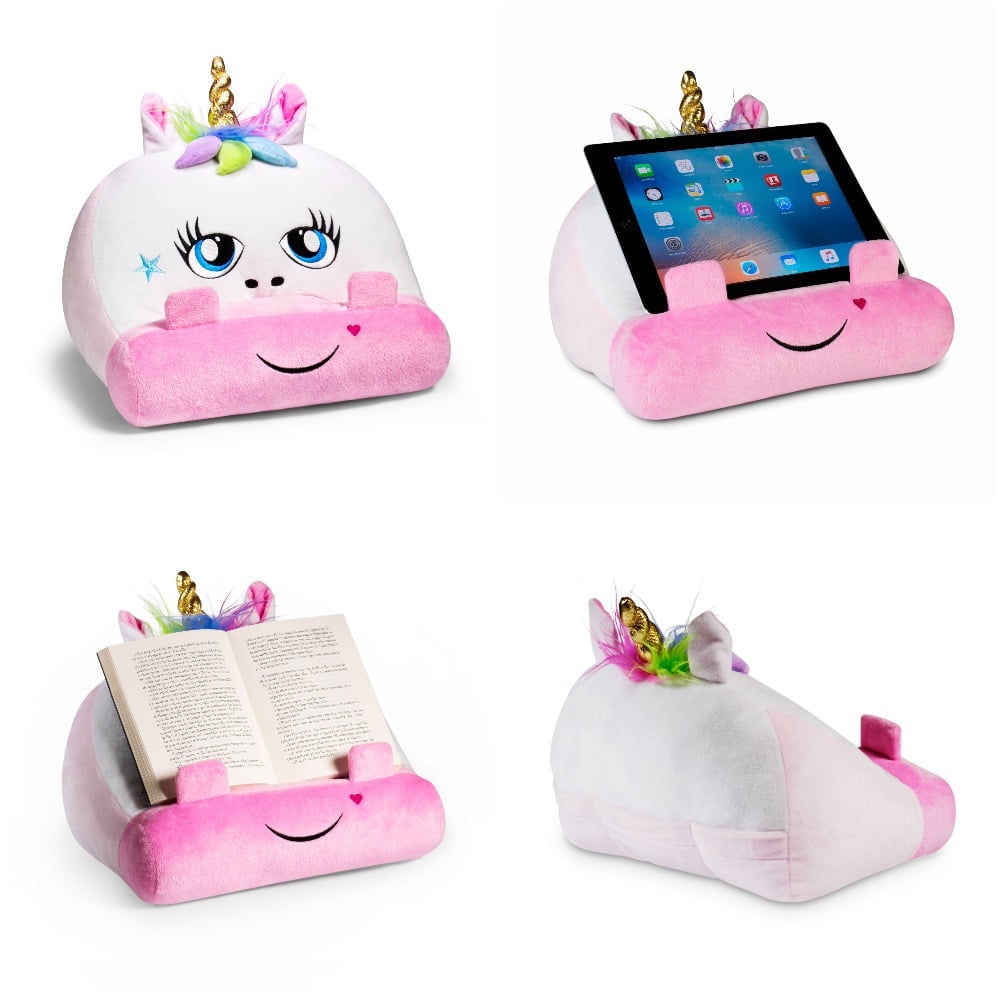 Thinking Gifts Cuddly Reader Children iPad Stand | Tablet Stand | Book Holder| Reading Pillow