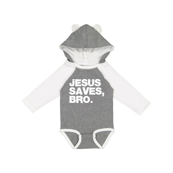 Inktastic Jesus Saves, Bro. Boys or Girls Long Sleeve Baby Bodysuit