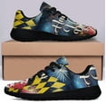 thumbnail image 3 of Happy New Year Maryland Shoes Sneakers for Women Men Black Size 13, 3 of 7