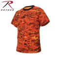 thumbnail image 2 of Rothco Digital Camo T-Shirt - Orange Digital Camo, Small, 2 of 2
