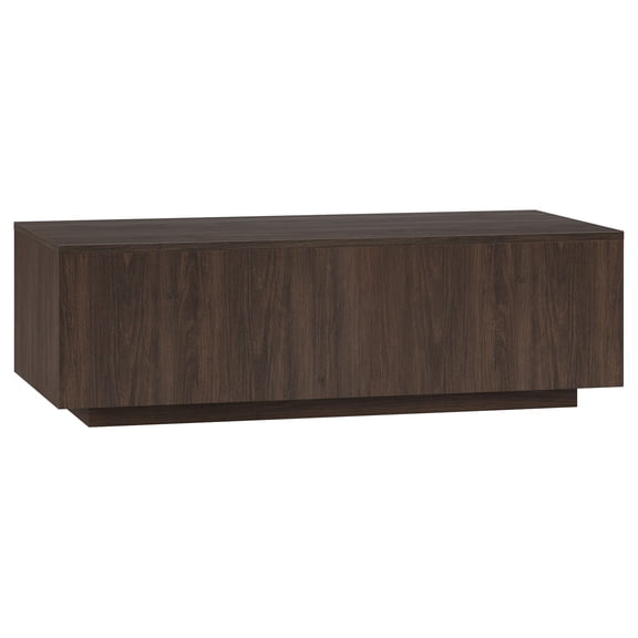 Evelyn&Zoe Modern/Contemporary 48" Wide Alder Brown Coffee Table