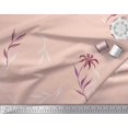 thumbnail image 2 of Soimoi polyester Crepe Fabric Leaves & Wild Flower Print Sewing Fabric Yard 52 Inch Wide, 2 of 3