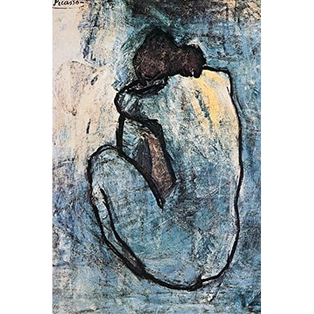 Blue Nude 1902 by Pablo Picasso 36x24 Museum Art Print Poster Famous