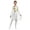 White, variant on CHICTRY Kids Girls Lyrical Dance Dress Long Sleeve Gold Strip Irregular Praise Worship Dancewear Light Blue 8