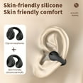 thumbnail image 5 of Earbuds Wireless, Hwkond Bluetooth 5.3 Wireless Earphone Clip Type LED Intelligent Digital Display HIFI Sound Quality Bluetooth Earphones, Black, Up to 60% Off, 5 of 7