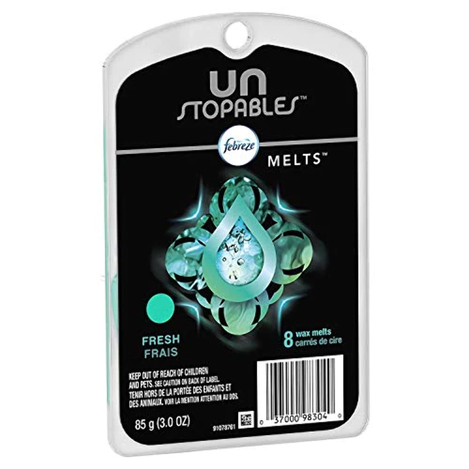Febreze Unstopables Fresh Scent Wax Melts Clean Deodorizer Bathroom Deodorizing Air Freshener 8 Count Walmart