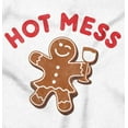 thumbnail image 2 of Christmas Wino Hot Mess Gingerbread Women's Graphic T Shirt Tees Brisco Brands S, 2 of 5