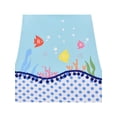thumbnail image 4 of Robe Tee-Shirt Fille Jupe à Pompons Poisson à Pois Plage Manches Courtes 8 Ans, 4 of 5