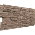 thumbnail image 3 of Ekena Millwork 45 3/4"W x 24 1/2"H x 1 1/4"D Canyon Ridge Stacked Stone, StoneWall Faux Stone Siding Panel, North Hill, 3 of 9