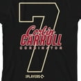 thumbnail image 2 of MLBPA Corbin Carroll 7 Youth Black Crew Neck Short Sleeve T-shirt-Medium, 2 of 7