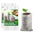 thumbnail image 1 of 200Pcs Seedling Grow Bags, White Seed Starter Container For Planting Seedling Cutting Clones, 1 of 8