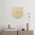 thumbnail image 6 of 8"" Wood Wall Clock Watch Non-ticking Battery Powered Indoor Classroom Office Hotel Shops Cafe Nursery - Cat, 6 of 8