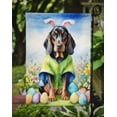 thumbnail image 3 of Black and Tan Coonhound Easter Egg Hunt Garden Flag 11.25 in x 15.5 in, 3 of 5