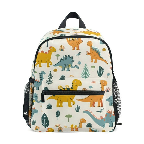ALAZA Dinosaurs Leaf School Backpack Small Bookbag Mini Bags