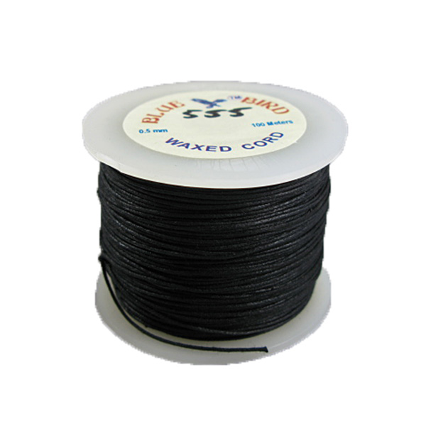 New Blue Bird Waxed Braided Cotton Cord 6 Colors Leathercraft Macrame
