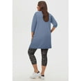 thumbnail image 2 of ellos Plus Size French Terry Zip Pocket Tunic, 2 of 2