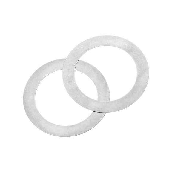 30Pcs 304 Stainless Steel Flat Washers, M25x35x0.1mm Ultra Thin Flat Spacers