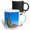 Multicolor, variant on 3drose, Saguaro Cactus in Bloom, Desert Botanical Garden, Phoenix, Arizona., 11oz Two-tone Red Mug