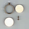 thumbnail image 2 of pitrice Mini Embroidery Hoop Wooden Square Cross-stitch Frame Small Hand Stitching Fixator Oval Framing Hoop Ring DIY Gift, 2 of 9