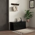 thumbnail image 2 of HOMCOM Storage Chest for Living Room, Storage Bench, 39.4"W, Black, 2 of 10