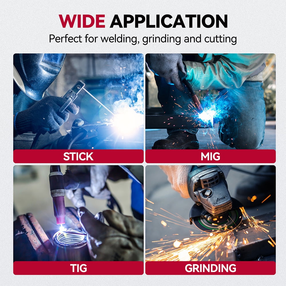 ARCCAPTAIN Welding Mask, Automatic Dimming and Wide Field of View, Suitable for Grinding, Cutting, and Welding