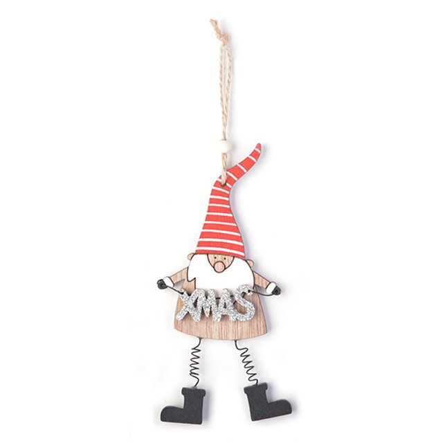 Billuyoard Adorno navideño para decoración del hogar, colgante de árbol de Navidad, accesorios para el hogar, diseño bonito, suministros para Kits de decoración para fiestas Patrón de letras Billuyoard HA069360-01