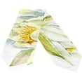thumbnail image 2 of SKYSONIC Table Runner Water Lily Painting Washable Table Cloth Runner for Holiday Home Wedding Table Top Decoration 13x90 Inches, 2 of 5