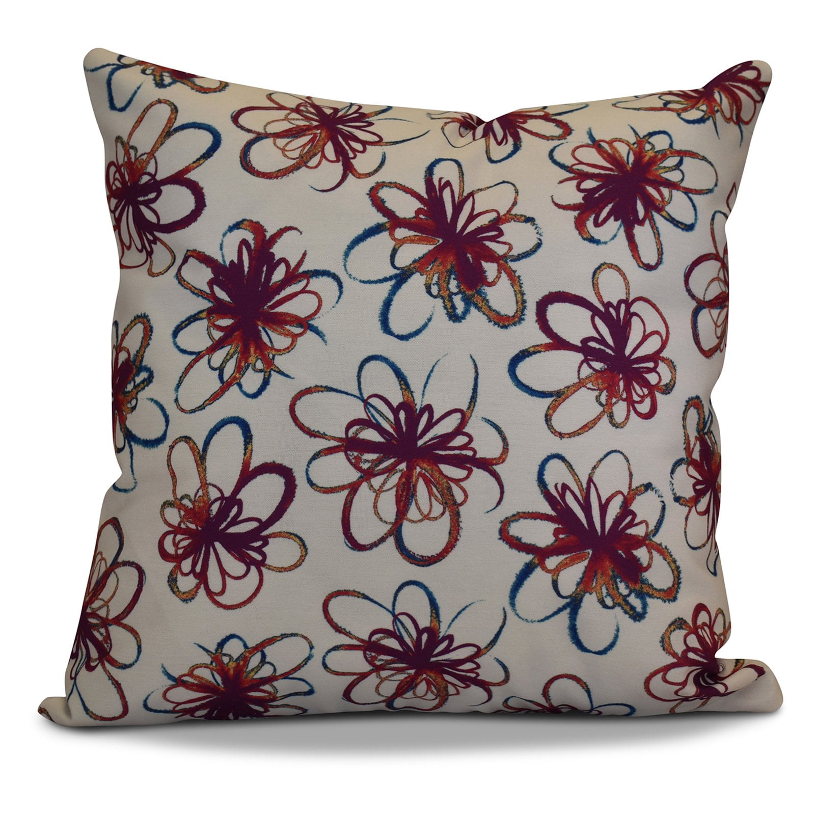Simply Daisy 16" x 16" Penelope Floral Print Pillow