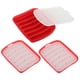 thumbnail image 5 of 3 piezas de moldes de silicona para salchichas y perritos calientes, molde para hacer jamón, suplemento alimenticio para bebés, herramientas para hornear, color rojo, 5 of 15