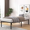thumbnail image 3 of ZAKASEA Marco de Cama Met&aacute;lico, Marco de Cama de Metal Antideslizante, Cama Individual, Marco de Cama de Plataforma Duradera, F&aacute;cil Montaje, Resistente y Duradero (95 * 190), 3 of 9