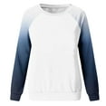 thumbnail image 4 of Vedolay Trendy Tops for Women Hoodies for Women Oversized Crewneck Sweatshirts Pullover Workout Tops Fall Long Sleeve Teen,White XL, 4 of 5