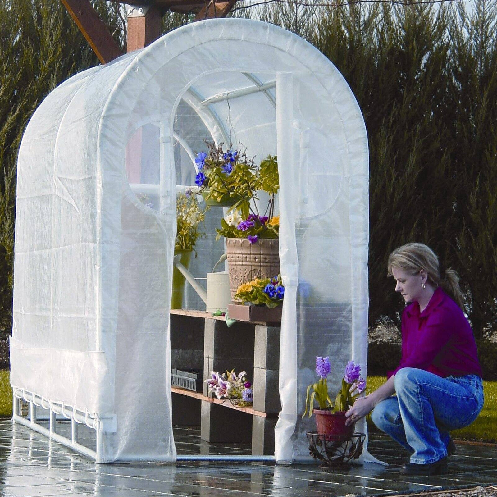 6'6'' x 8' x 12' Weatherguard Greenhouse